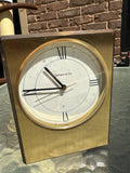 Tiffany's Gold Office Clock