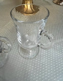 Pair of Portugal Glass Coffee Glasses
