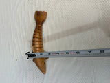 Handmade Vintage Wooden Carved Movable Dolphin Figurine