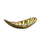 Hand Made Abstract Pottery Painted Ashtray
