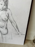 Front and Back Expressionism Nudist Drawings