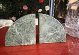 Geometric Minimalist Green Marble Bookends Cpa Design