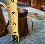 Pair of Miniature Brass Pitcher Style Vases