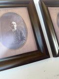 Pair of Vintage African American Man Prints With Wooden Frames