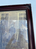 Vintage Photo in Detailed Wooden Frame