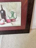 Wine and Onions Watercolor, Frames