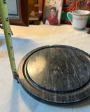 Black Round Marble Serving Cheese Platter