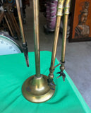Vintage Brass Fireplace Tools and Holder