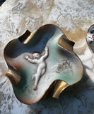 Mid Century Modern Ceramic Ashtray Collection- Set of 3