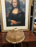Vintage Wicker Hand Woven Outside Working Hat