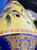 Jumbo Peacock Details Asian Floor Vase