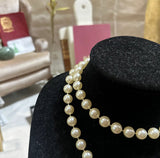 Vintage Simple Pearl Double Layered Necklace