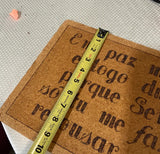 Cork Portuguese Psalm Decorative Piece