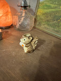 Small Ceramic Squirrel Candle Holder