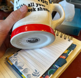 Ceramic Crushed "Love You" Mug
