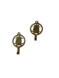 Pair of Brass Pineapple Wall Hooks