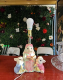 Nursery/Kids Room Bunny Ceramic Vintage Lamp