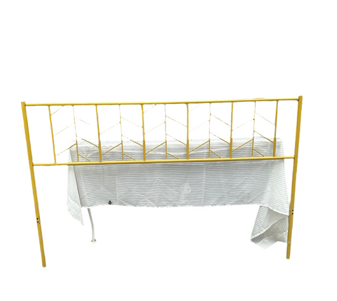 Gold Metal Queen Size Headboard