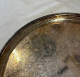 Pair of Large Etched Decorative Trays