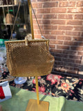 Small Gold Metal Fancy Hand Bag