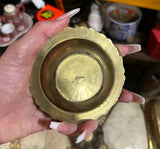 Small Vintage Brass Asian Style Ashtray