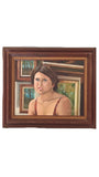 Original Painting - Portrait of an Artist by Ann Cockerill