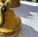 Ceramic Painted Pear Cookie Jar