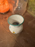 Small Austrian Ceramic Vase With Floral Details