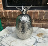1970s Silver Etched Pineapple Box