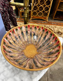 Peacock Ceramic Mid Century Bowl
