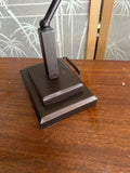 1970s Brown Metal Task Lighting Desk Lamp