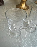 Pair of Portugal Glass Coffee Glasses
