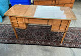 Glass Top Wooden Thomasville Tamerlane Desk