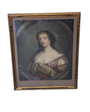 Antique Aquatint of La Belle Hamilton From the Original Painting by Sir Peter Lely