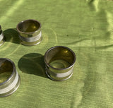 Collection of Silver Napkin Rings- Set of 5