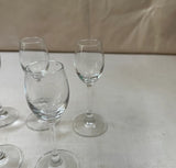 Collection of Simple Stemmed Shot Glasses- Set of 5