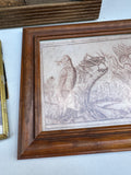 Trio of Framed Vintage Drawings