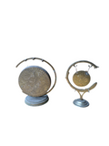 Pair of Brass Hanging Drums