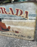 Wooden Key West Islamorada Beach Sign