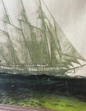 Pair of 1970s Framed Sailboat Prints