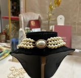 Vintage Layered Pearl Necklace