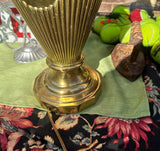 Solid Brass Shell Design, Vintage Lamp