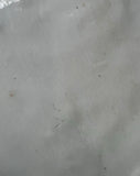 1970s White Ceramic Oval Platter With Wheat Details on Rim