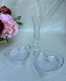 Instant Collection of Heart Shaped Bowls and Champagne Flute- Set of 3