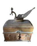 Antique Box With Bird Details