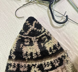 Vintage Handmade Winter Hat With Animal Details