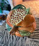 Small Ceramic Vintage Pomegranate Dish