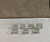 1970s Collection of Geometric Shot Glasses- Set of 7