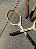 Collection of Vintage Miscellaneous Wooden Tennis Rackets- set of 5