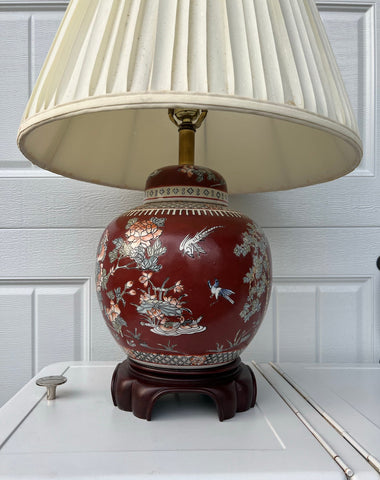 Asian Ming Base Lamp